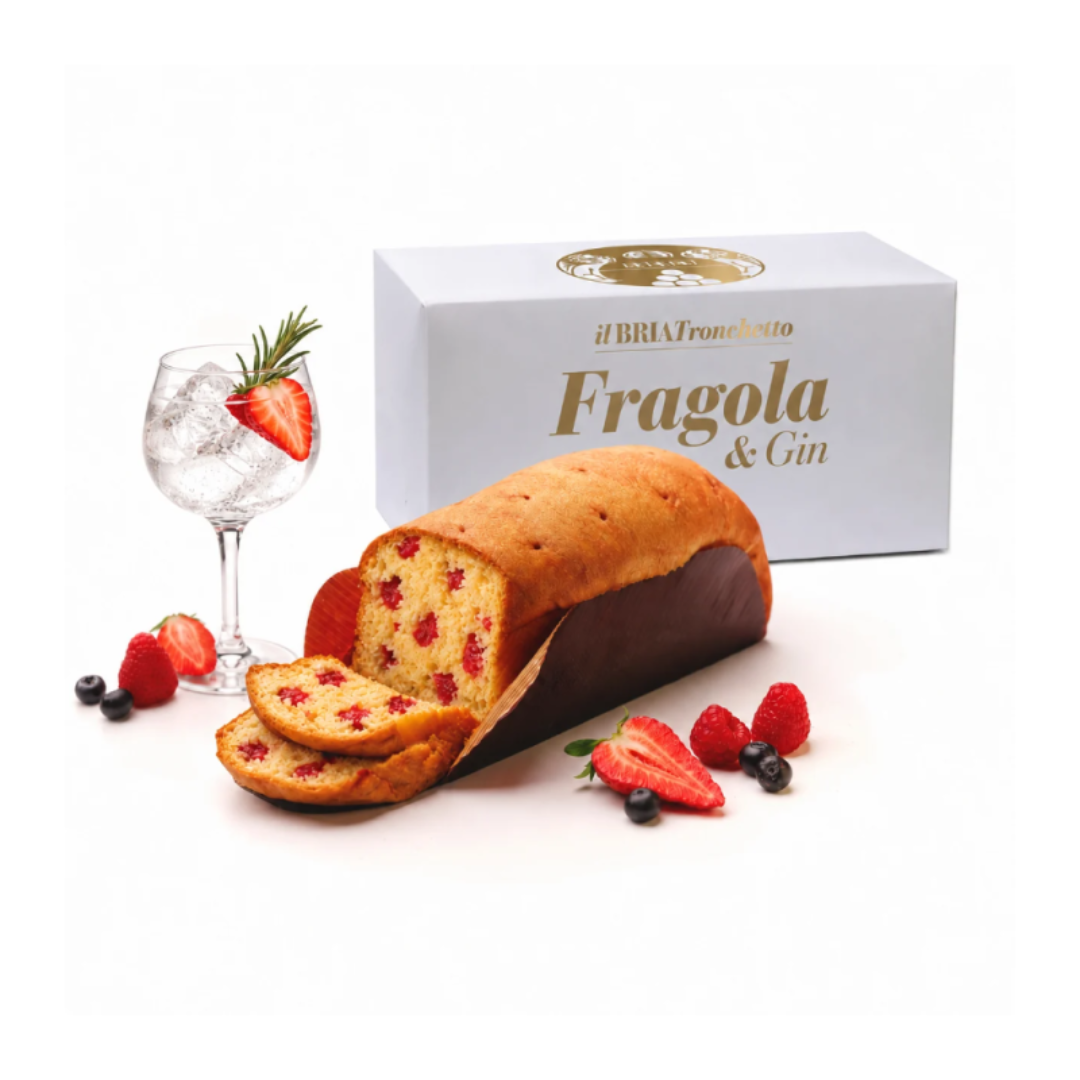 bria tronchetto fragole gin bonci